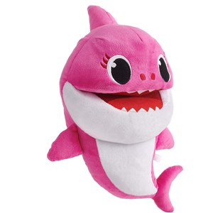 عروسک نمایشی پاپت سخنگو هوشمند مامی شارک صورتی Mommy shark